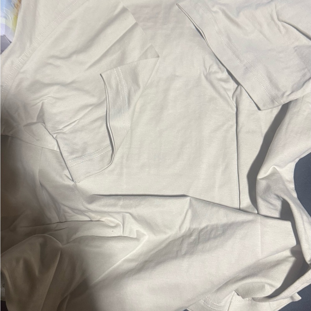 Classic Beige Men's Short Sleeve Tee